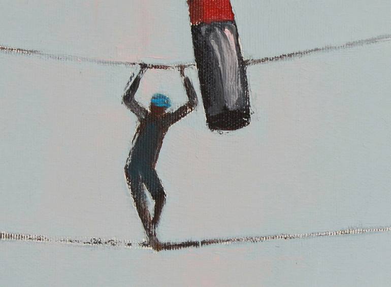 Original Figurative Sport Painting by Agnieszka Kozień