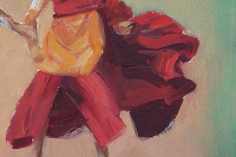 Original Figurative Children Painting by Agnieszka Kozień