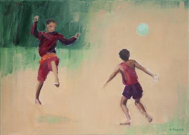 Print of Minimalism Sport Paintings by Agnieszka Kozień