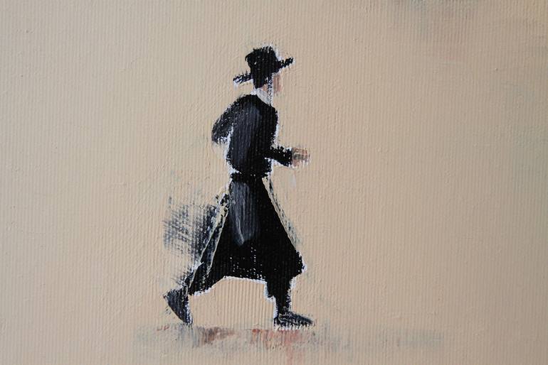 Original Figurative People Painting by Agnieszka Kozień
