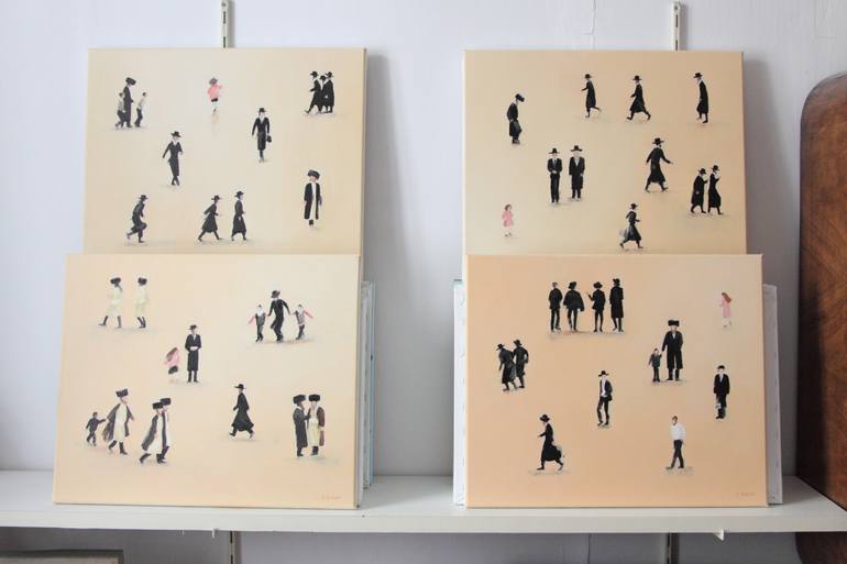 Original Figurative Travel Painting by Agnieszka Kozień