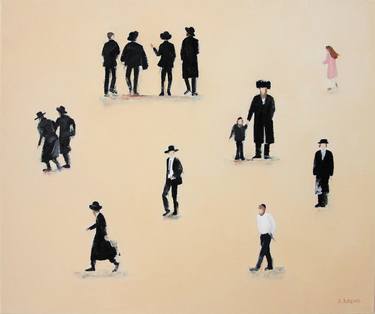 Print of Figurative People Paintings by Agnieszka Kozień