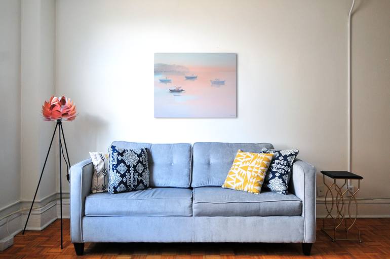 Original Figurative Landscape Painting by Agnieszka Kozień