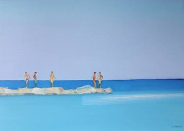 Saatchi Art Artist Agnieszka Kozień; Painting, “The Island 21” #art