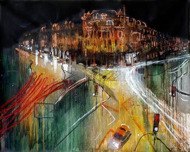 Print of Expressionism Cities Paintings by Alastair Strachan