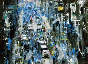 Print of Expressionism Cities Paintings by Alastair Strachan