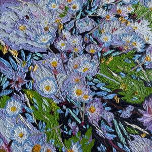 Re-Created Asters X by Robert S. Lee