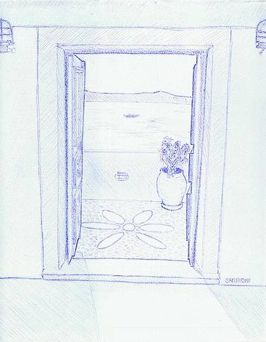 Doorway to the Sea by Robert S. Lee (Sketchbook p. 56) thumb