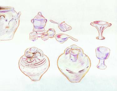Ceramics by Robert S. Lee (Sketchbook p. 120) thumb
