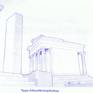 Temple of Athena Nike by Robert S. Lee (Sketchbook p. 124) Drawing by ...