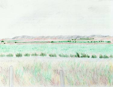 Original Landscape Drawings by Robert Lee