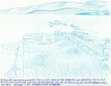 Port of Cenchrea by Robert S. Lee (Sketchbook p. 133) thumb