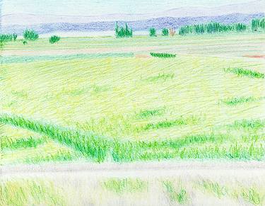 Original Landscape Drawings by Robert Lee