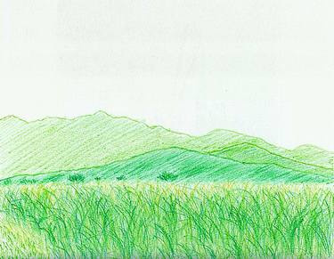 Original Landscape Drawings by Robert Lee