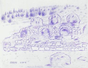 Ephesus by Robert S. Lee (Sketchbook p. 10) thumb