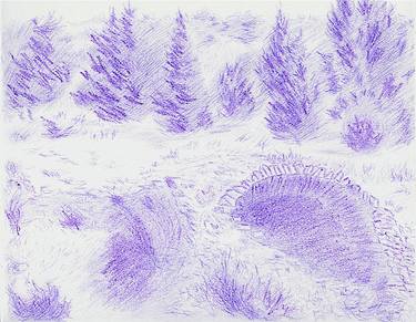 Trees and Caves by Robert S. Lee (Sketchbook p. 12) thumb