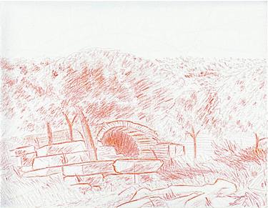 Ruins by Robert S. Lee (Sketchbook p. 22) thumb