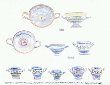 Kylix & Krater by Robert S. Lee (Sketchbook p. 93) thumb