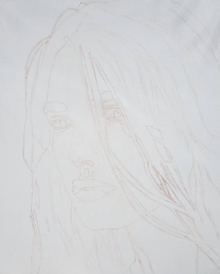 Original Figurative Women Painting by Robert Lee