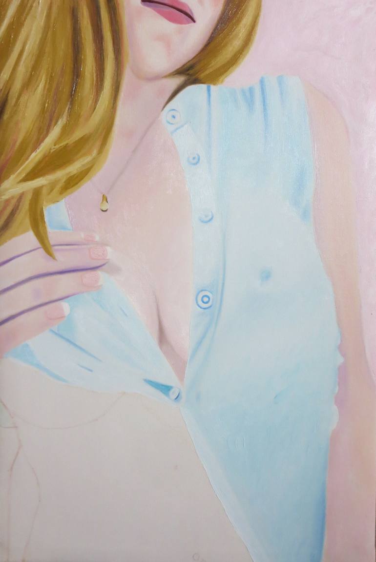 Original Figurative Women Painting by Robert Lee