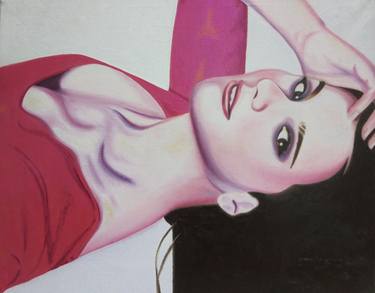 Original Figurative Women Paintings by Robert Lee