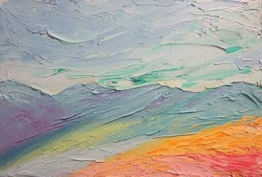 Original Abstract Landscape Paintings by Robert Lee