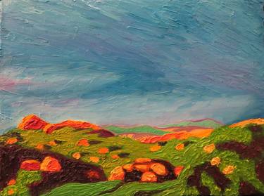 Original Abstract Landscape Paintings by Robert Lee