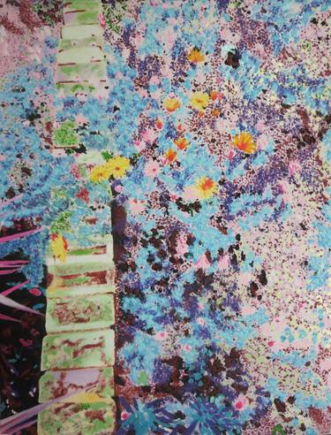 Original Abstract Floral Paintings by Robert Lee