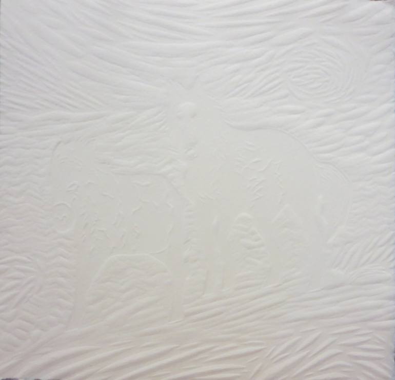 Original Horse Printmaking by Robert Lee | Expressionism Art on Paper | Cream Buford & Sugar by Robert S. Lee - Limited Edition of 2
