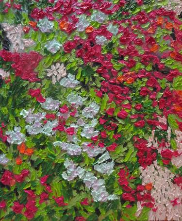 Re-Created Bougainvilleas & Cape Leadworts by Robert S. Lee thumb