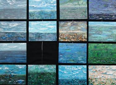 Original Abstract Seascape Paintings by Bert Liefveld