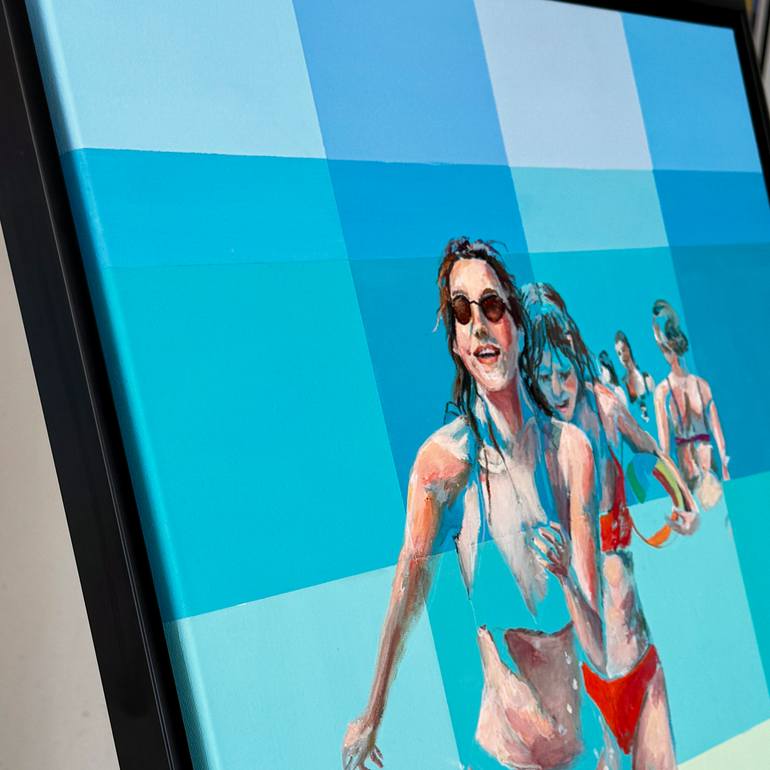 Original Contemporary Beach Painting by Nicoleta Costiuc