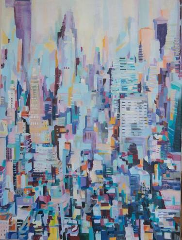 Original Architecture Paintings by nicoleta costiuc