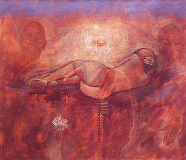 Original Surrealism Nude Paintings by Dmitrij Pljonkin