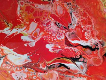 Original Abstract Expressionism Abstract Painting by Ellen Gorzelany