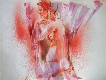Original Nude Painting by Lucille Rella-Clohessy