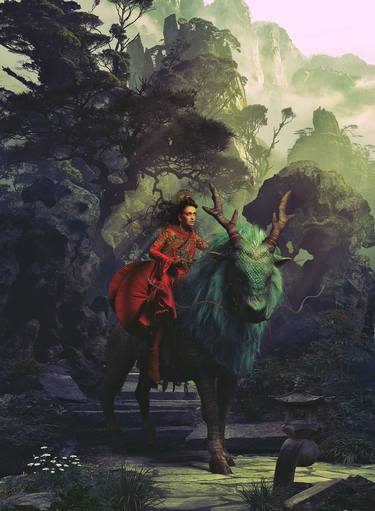 INTO THE LAND OF QILIN (LARGE) *ONLY 2 APs LEFT!* Limited Ed thumb