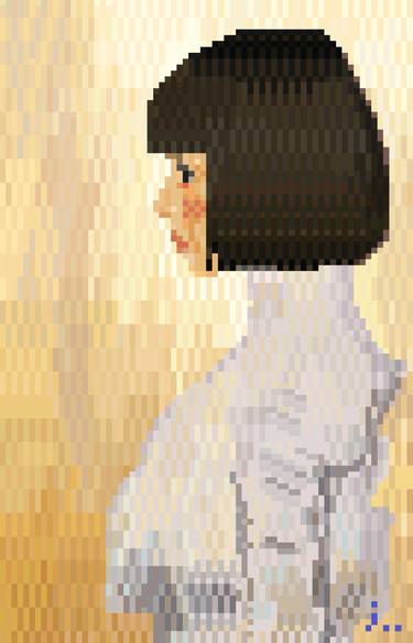 Pixel art 20(famous painting of reinterpretation series) thumb