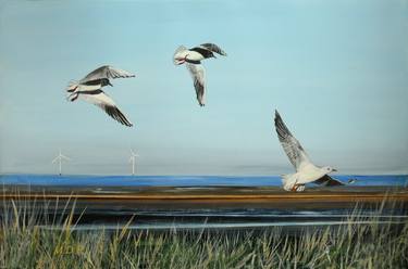 Original Realism Seascape Paintings by Mike Paget