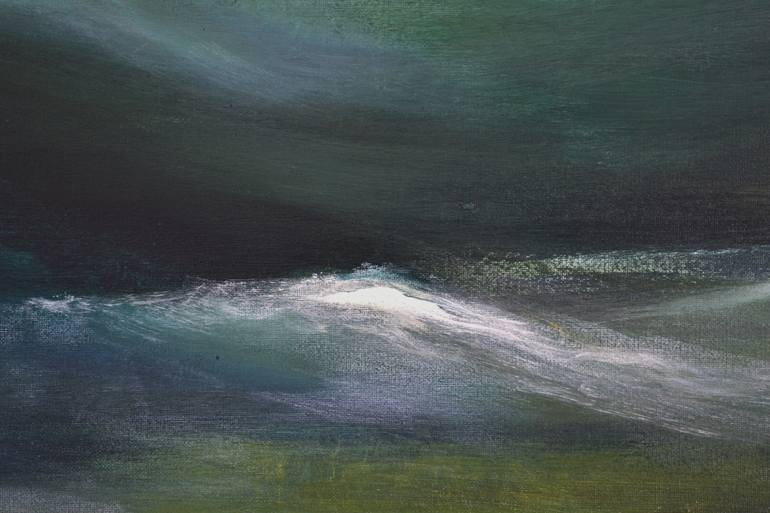 Original Abstract Expressionism Seascape Painting by Mike Paget