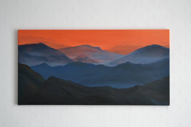 Original Impressionism Landscape Painting by Mike Paget