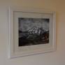 Picture on the wall, framed size 41x51x1cm.