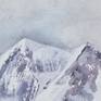 Close up view of painting.