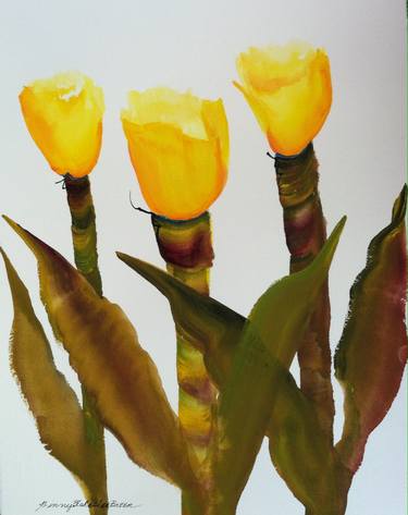 Original Floral Paintings by Ginny Blakeslee Breen