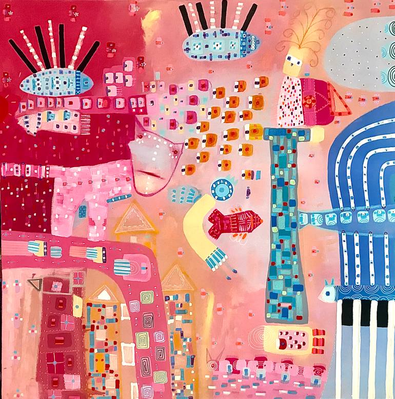 Original Abstract Expressionism Abstract Painting by Ammy Amorette