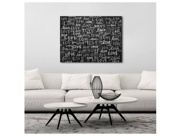 Original Abstract Love Painting by Anyes Galleani