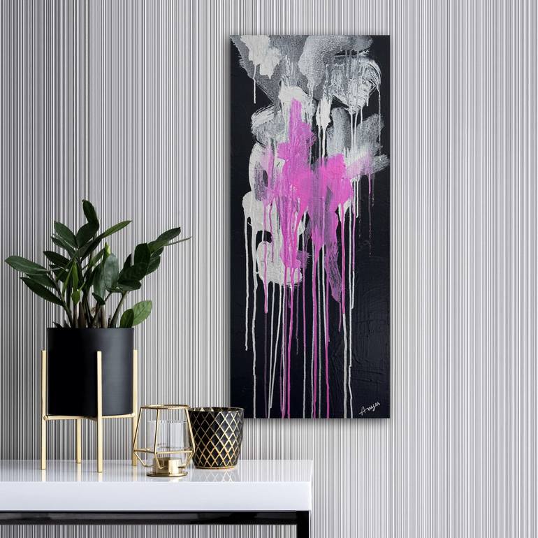 Original Street Art Abstract Painting by Anyes Galleani