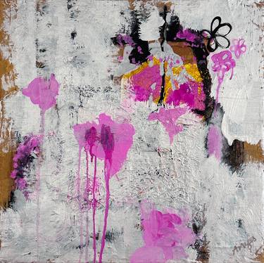 Original Abstract Mixed Media by Anyes Galleani