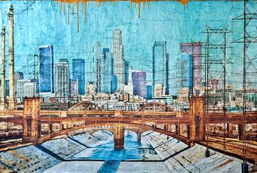 Original Cities Collage by Anyes Galleani