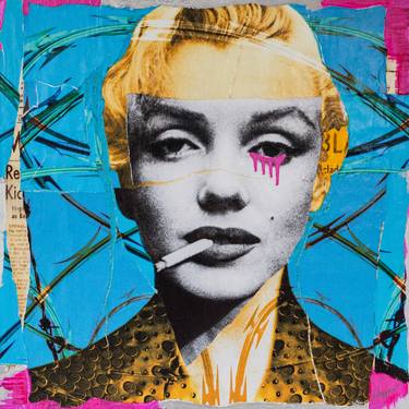 Saatchi Art Artist Anyes Galleani; Painting, “Tears for Marilyn” #art